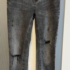 Free People Charcoal Skinny Jeans